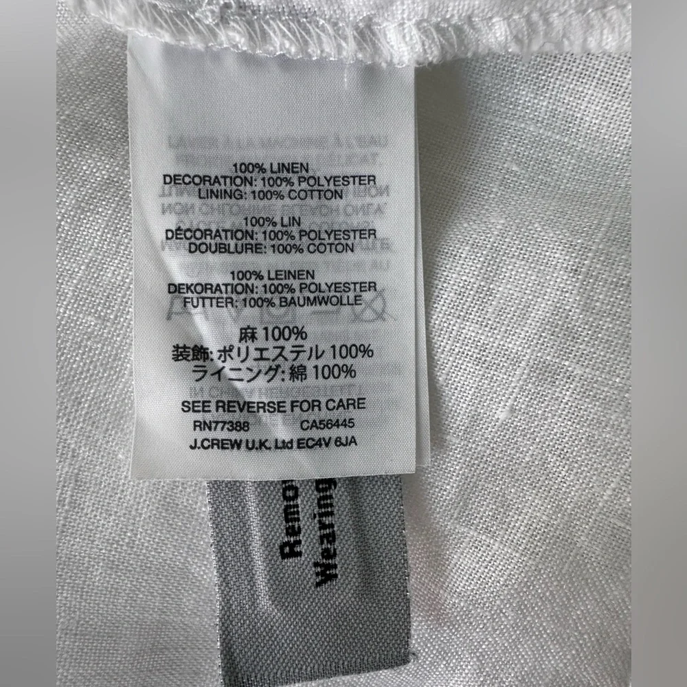 J. Crew lightweight linen
